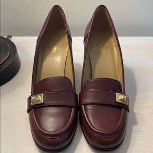 Michael Kors Brown Flats Classic Loafers